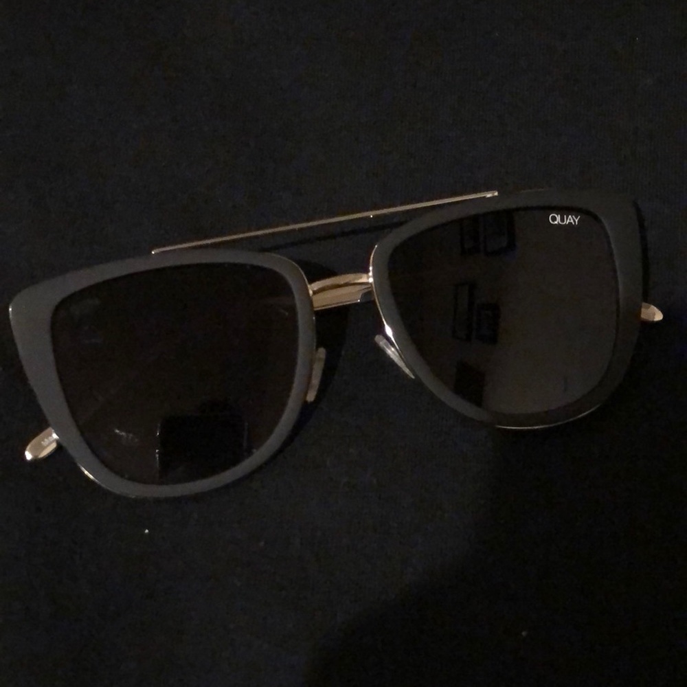 Quay French Kiss Black Sunglasses